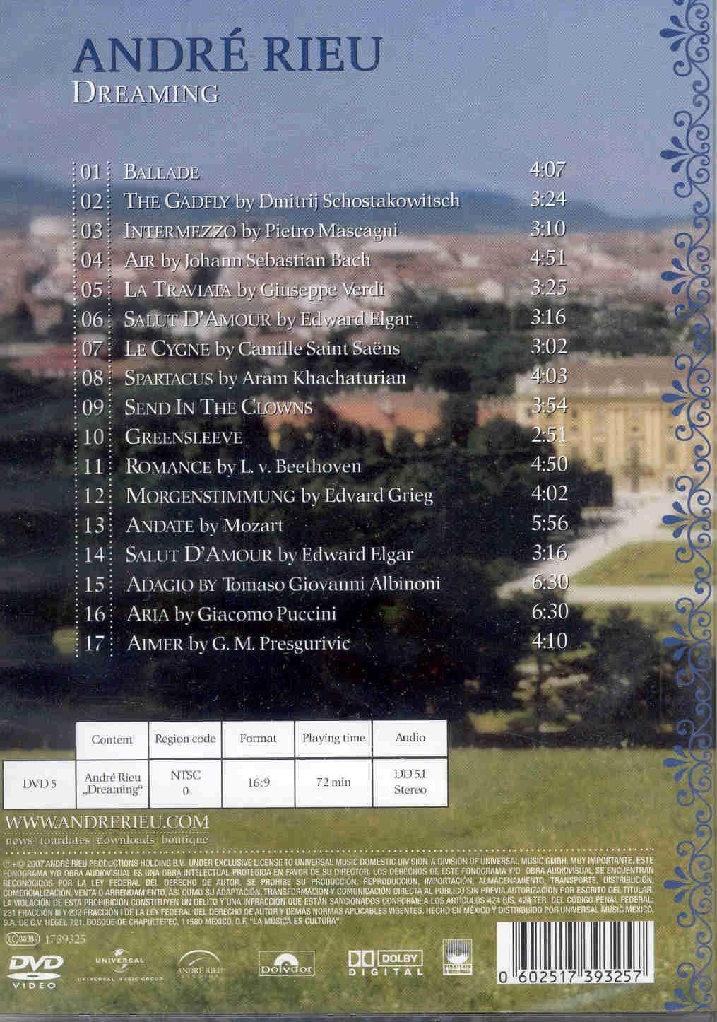 Andre Rieu - Dreaming DVD