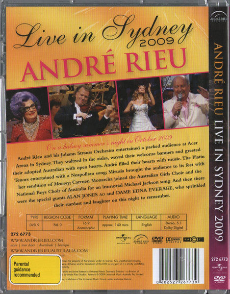 Andre Rieu - Live In Sydney 2009 DVD