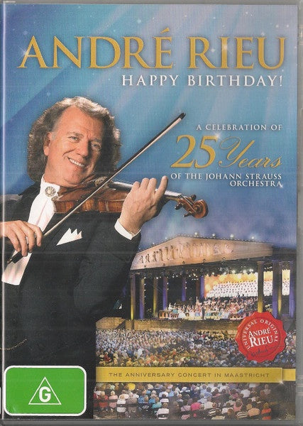Andre Rieu - Happy Birthday! A Celebration Of The 25 Years Of The Johann Strauss Orchestra DVD