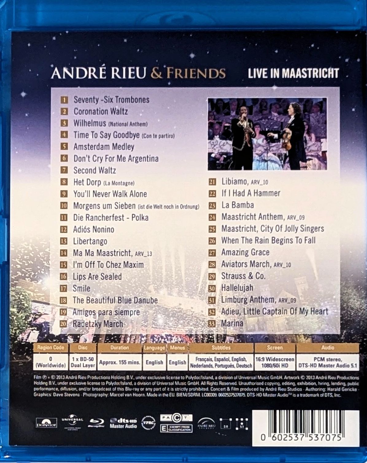 André Rieu & Friends – Live In Maastricht Blu-Ray DVD