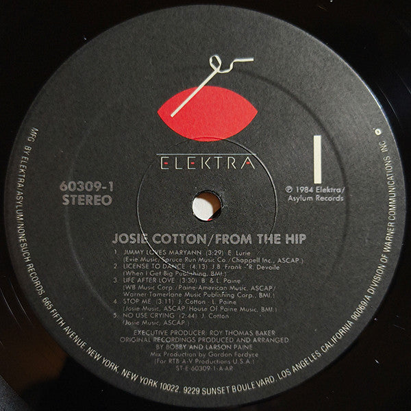 Josie Cotton - From The Hip Vinyl LP (Used)