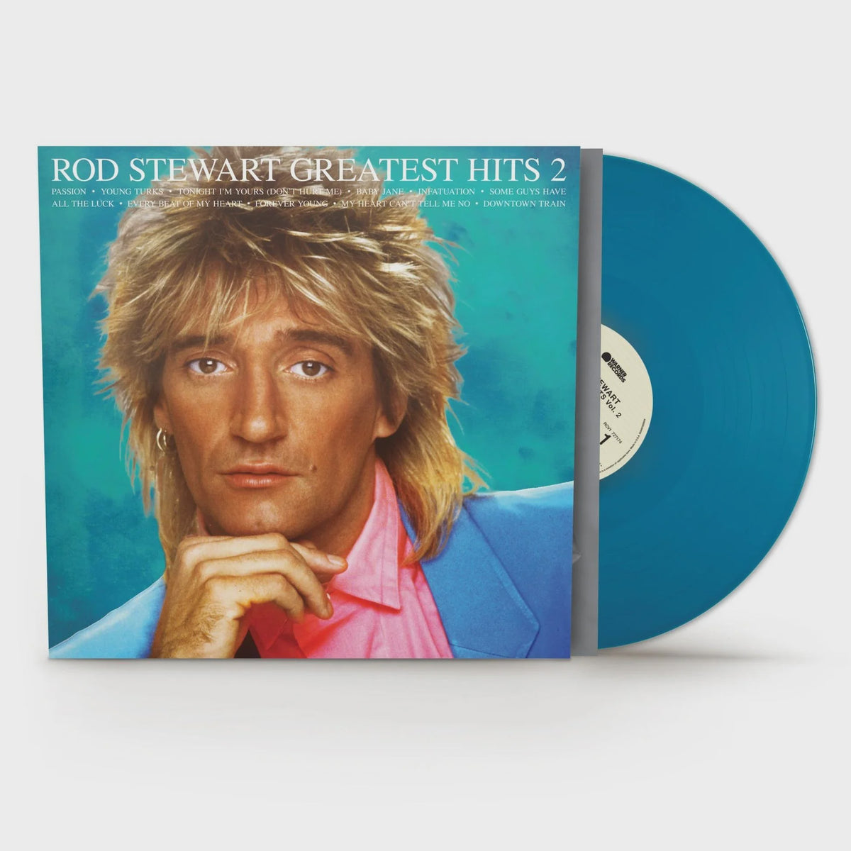 Rod Stewart - Greatest Hits: Vol. 2 Reissue Teal Coloured Vinyl LP