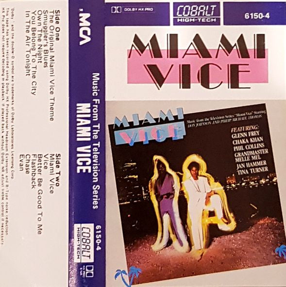 Soundtrack - Miami Vice: Music From The Television Series Cassette