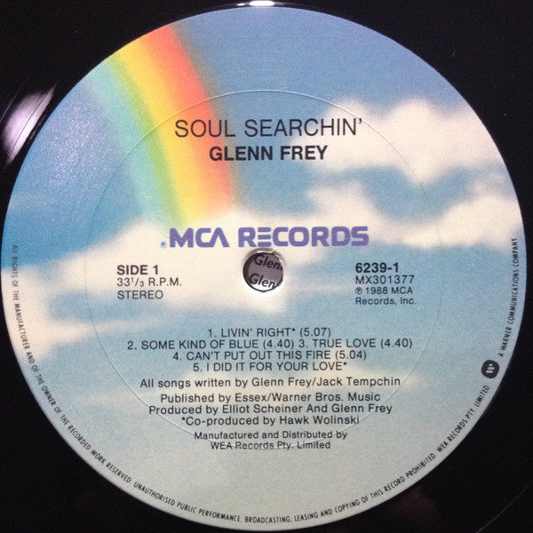 Glenn Frey - Soul Searchin' Vinyl LP (Used)