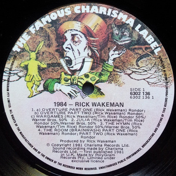 Rick Wakeman - 1984 Vinyl LP (Used)