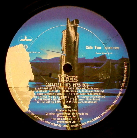 10cc - Greatest Hits 1972-1978 Vinyl LP (Used)