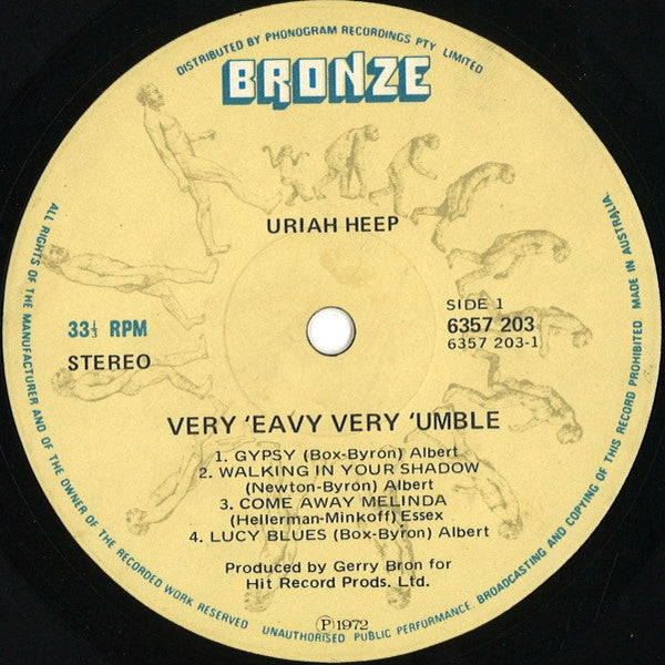 Uriah Heep - Very 'Eavy ...Very 'Umble Vinyl LP (Used)