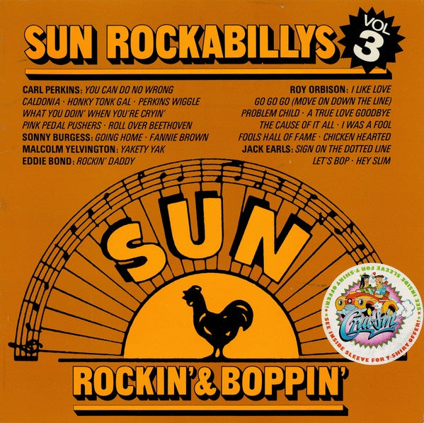 Various Artists - Sun Rockabillys Volume 3 - Rockin' & Boppin' Vinyl LP (Used)