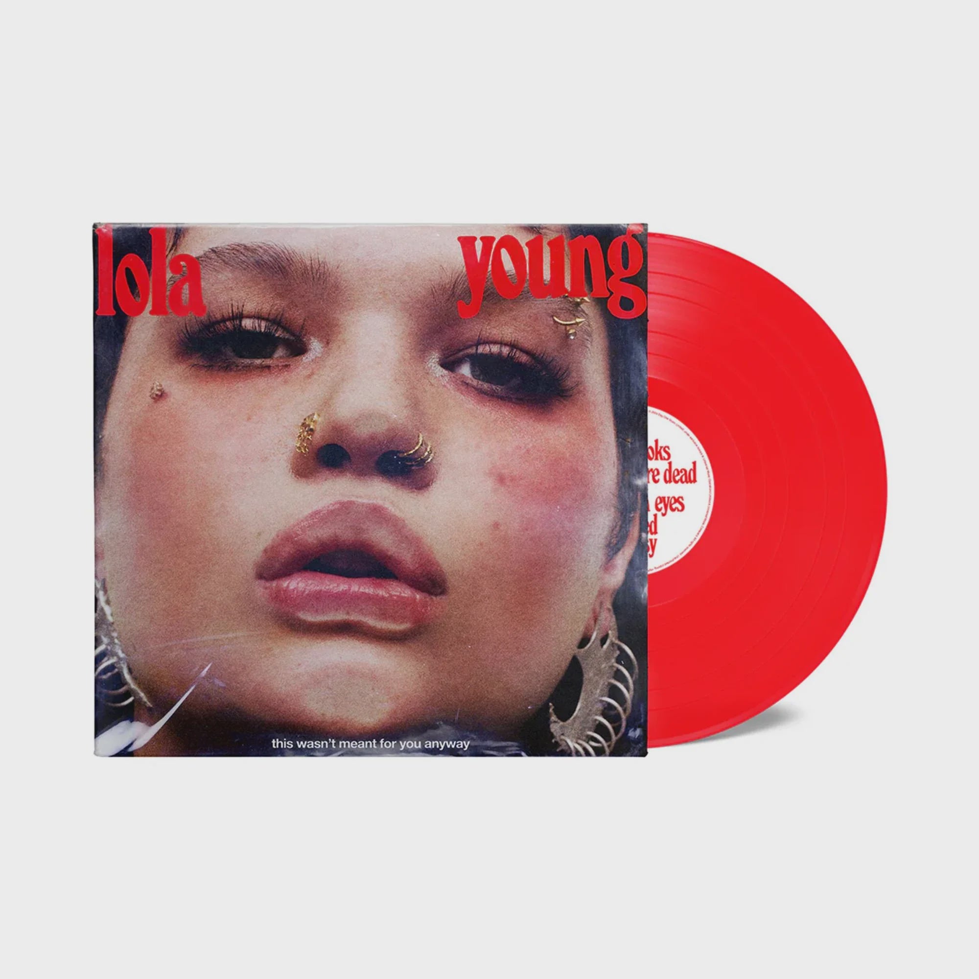 Lola Young - This Wasn't Meant For You Anyway Red Coloured Vinyl LP