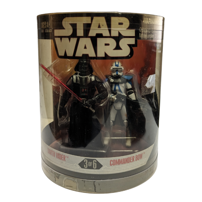 Star Wars - Darth Vader & Commander Bow (Order 66, 2 Pack#3) Used Figurine
