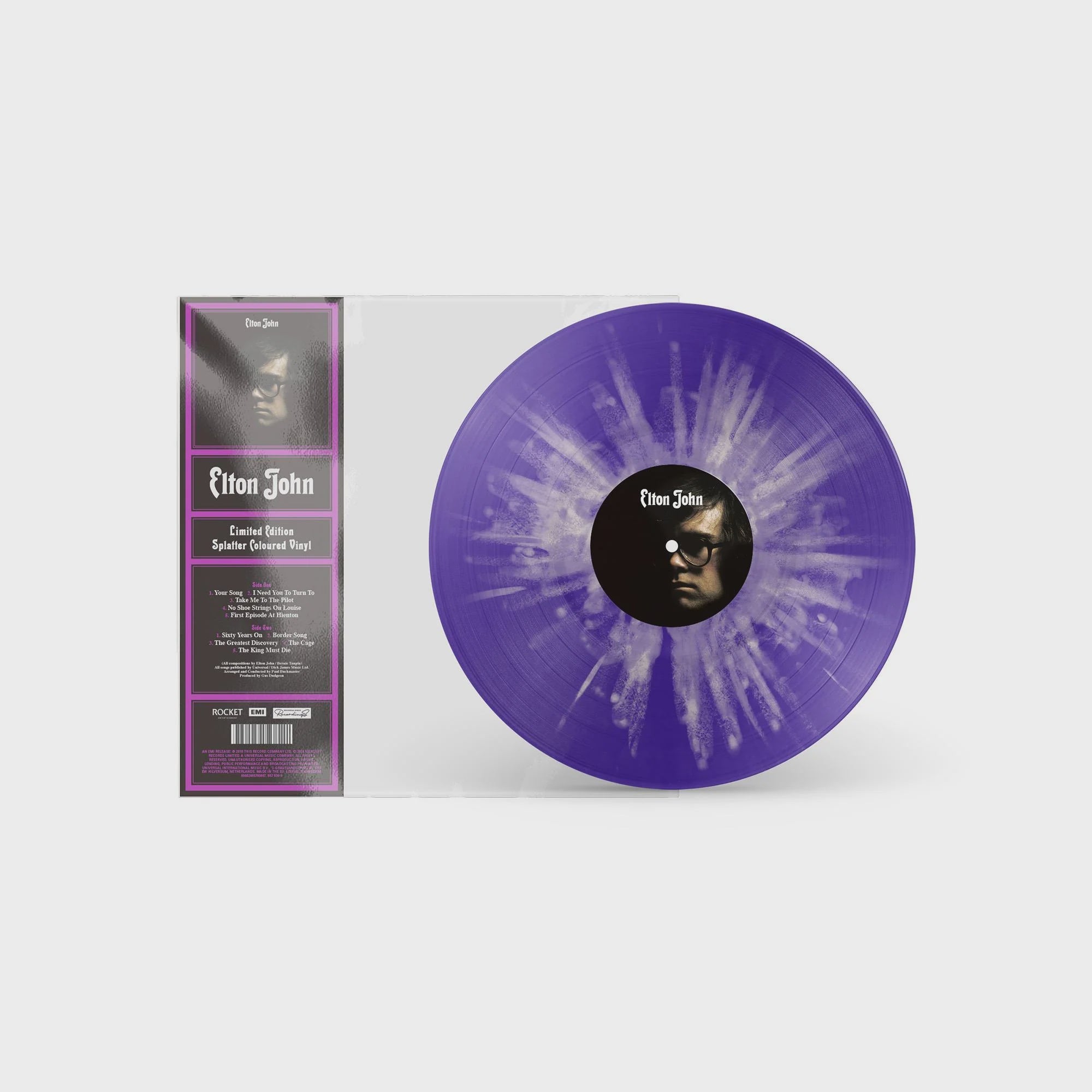 Elton John - Elton John Purple/White Splatter Vinyl LP