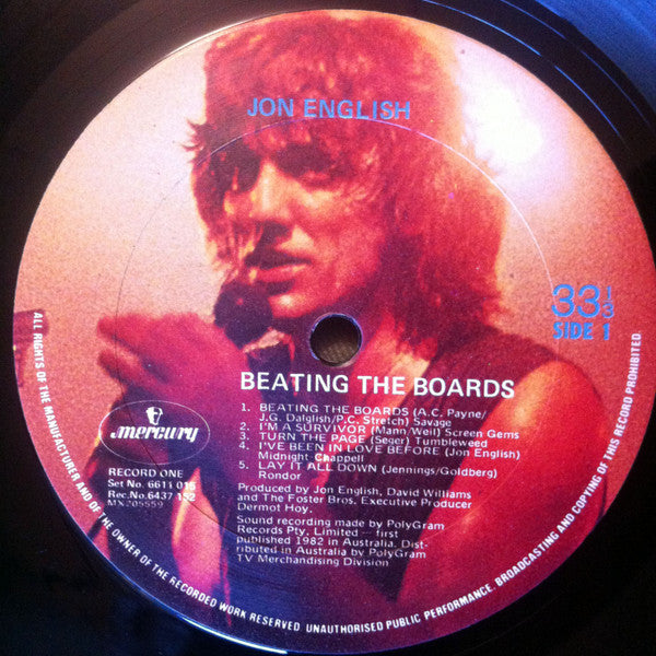 Jon English - Beating The Boards Vinyl 2LP Gatefold (Used)