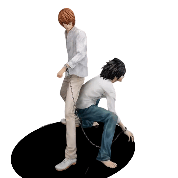 Rockaway Records Australia | Death Note - Light and L 25cm Figure Rockaway Records Australia | Death Note - Light and L 25cm Figure