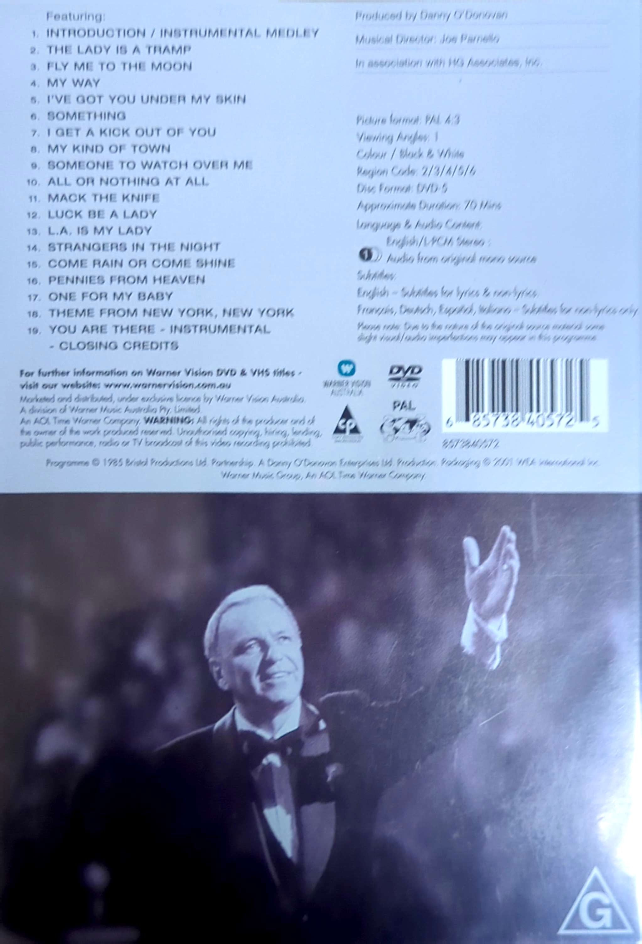 Frank Sinatra – Sinatra In Japan: Live At The Budokan Hall Tokyo DVD