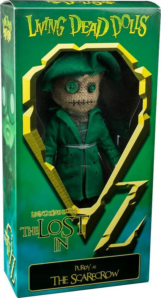 Living Dead Dolls - Mezco Lost In Oz Purdy As Scarecrow Emerald Variant Collectable Figure