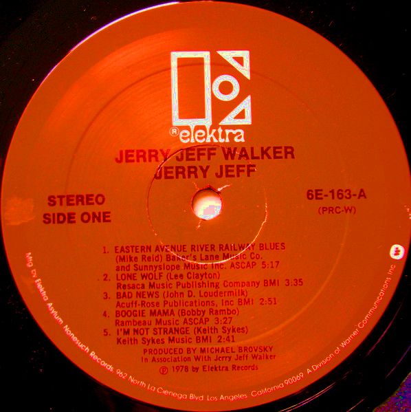 Jerry Jeff Walker - Jerry Jeff Vinyl LP (Used)