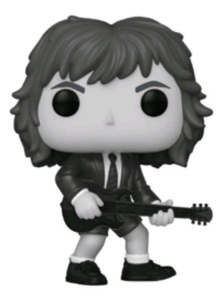 AC/DC - Back In Black Black & White US Exclusive Collectable Pop! Album