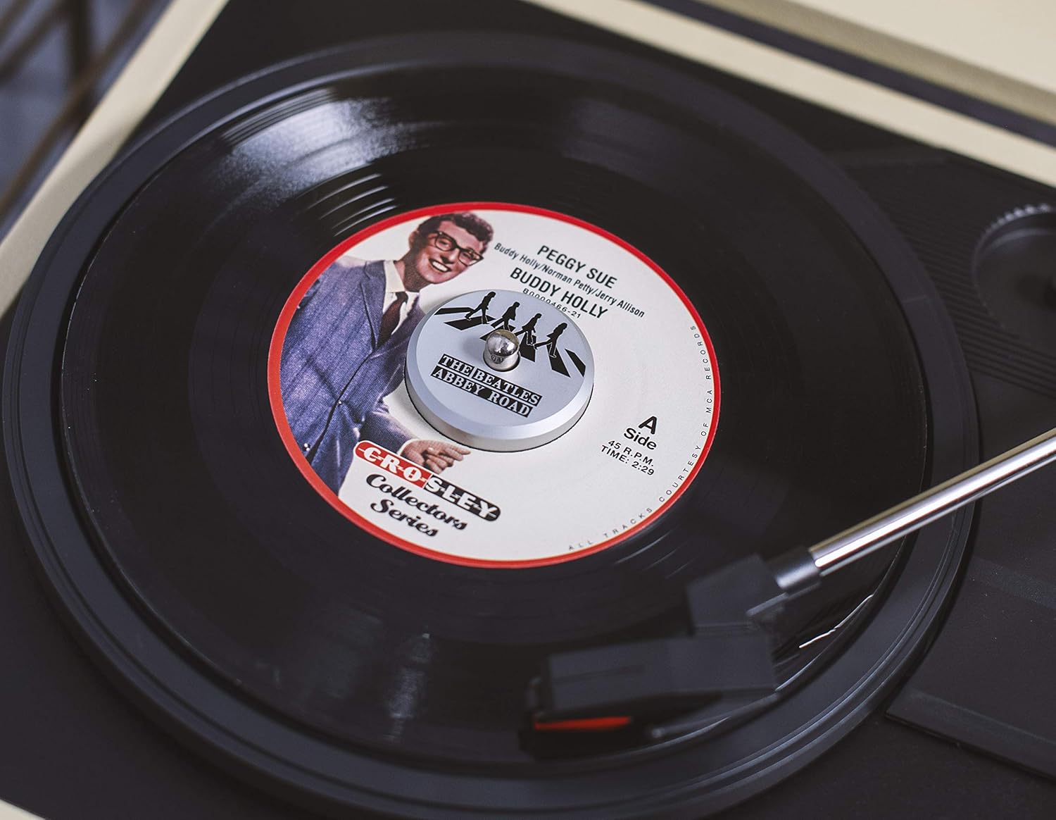 Beatles - Crosley Abbey Road Aluminium 45 Adapter