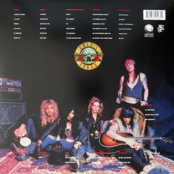 Guns N' Roses - Appetite For Destruction Autographed Vinyl LP (Used)