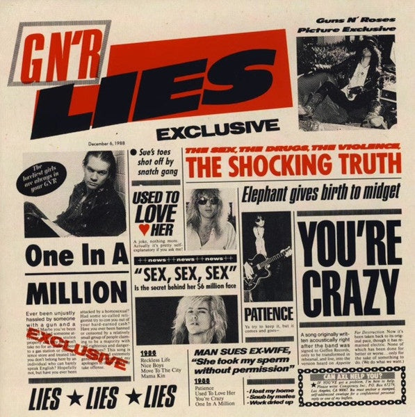 Guns N' Roses - G N' R Lies CD