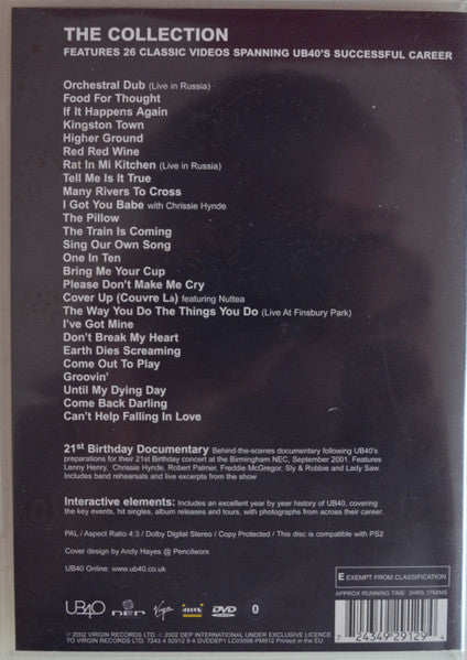 UB40 – The Collection DVD