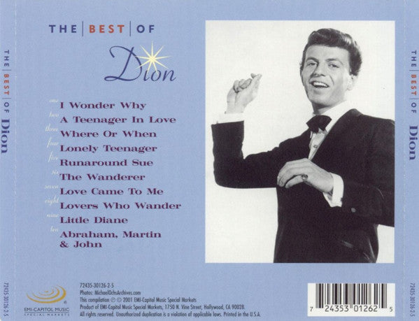 Dion - Best Of Dion CD