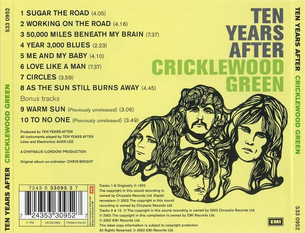 Ten Years After - Cricklewood Green CD