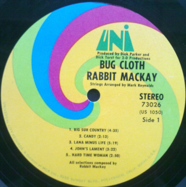 Rabbit MacKay & Somis Rhythm Band - Bug Cloth Vinyl LP (Used)