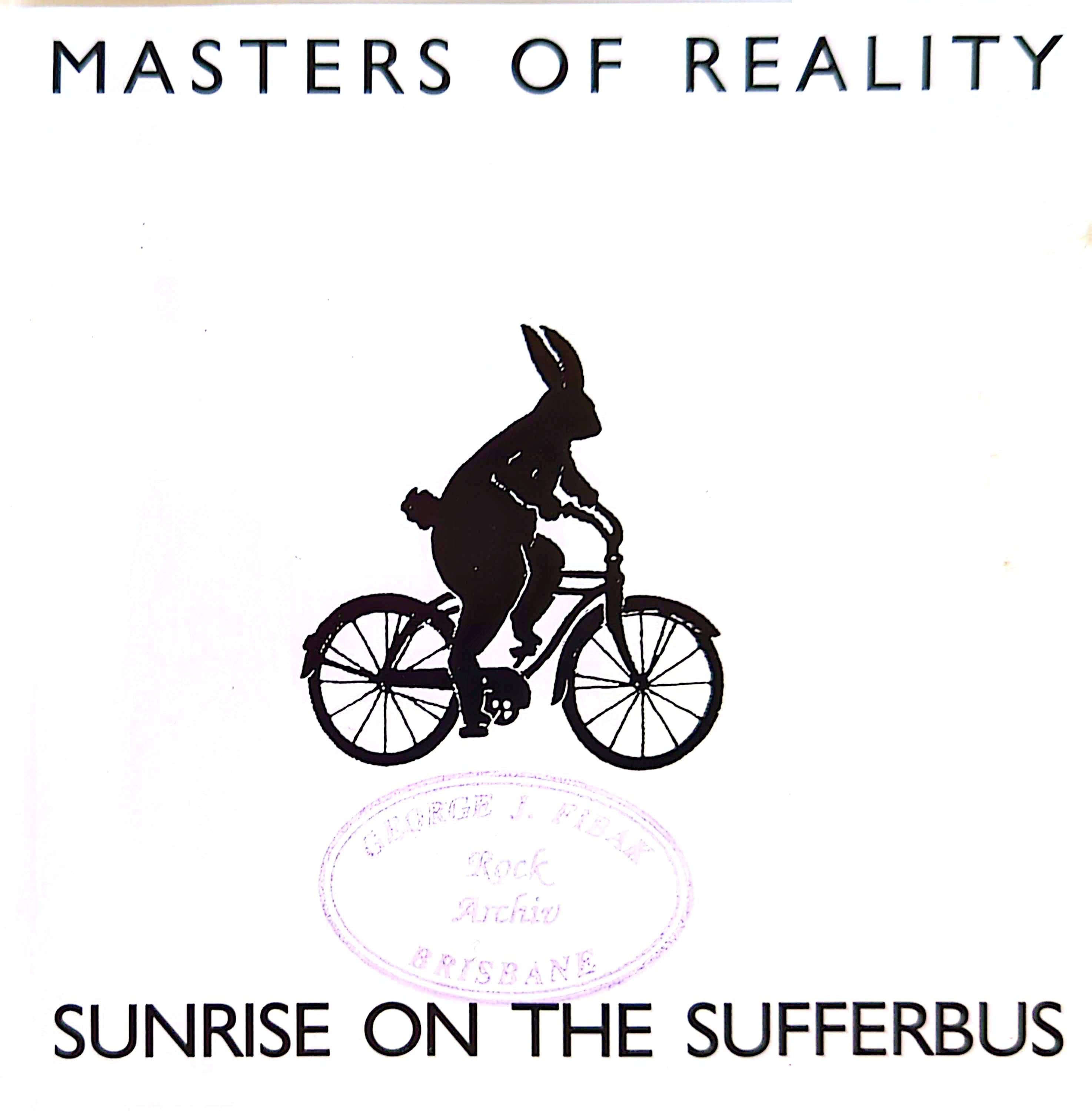 Masters Of Reality - Sunrise On The Sufferbus CD