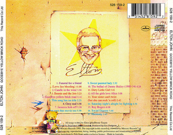 Elton John - Goodbye Yellow Brick Road CD