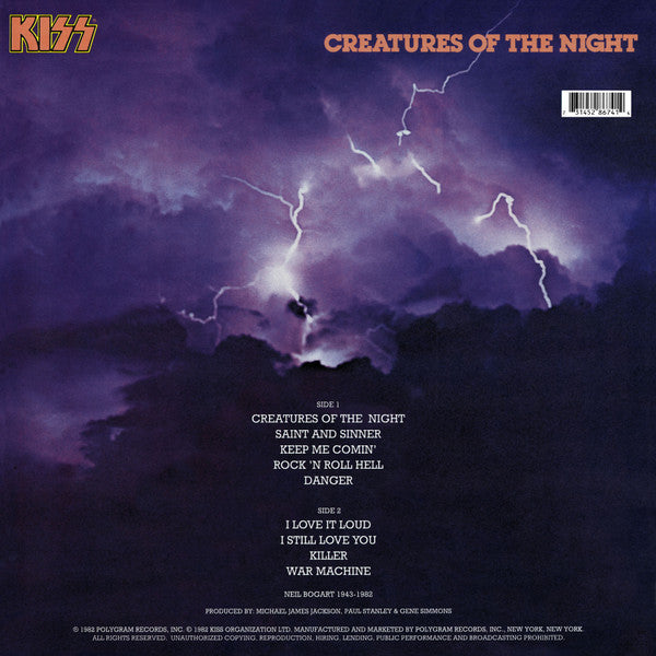 Kiss - Creatures Of The Night Reissue Picture Disc Vinyl (Used)