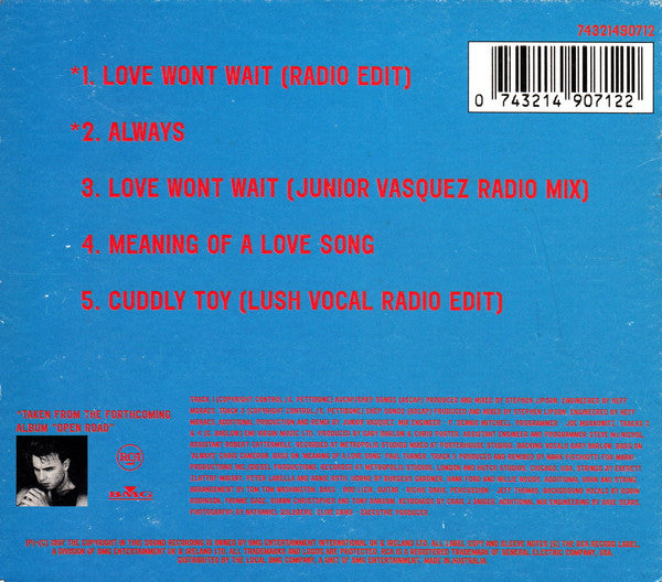 Gary Barlow - Love Won't Wait 5 Track CD Single
