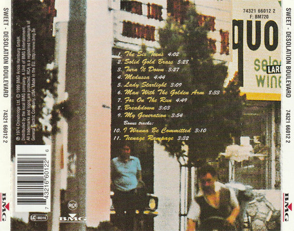 Sweet - Desolation Boulevard CD