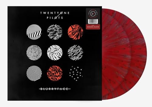 Twenty One Pilots - Blurryface Limited Edition Red & Black Coloured Vinyl 2LP