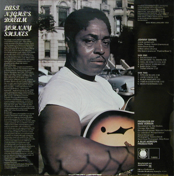 Johnny Shines - Last Night's Dream Vinyl LP (Used)