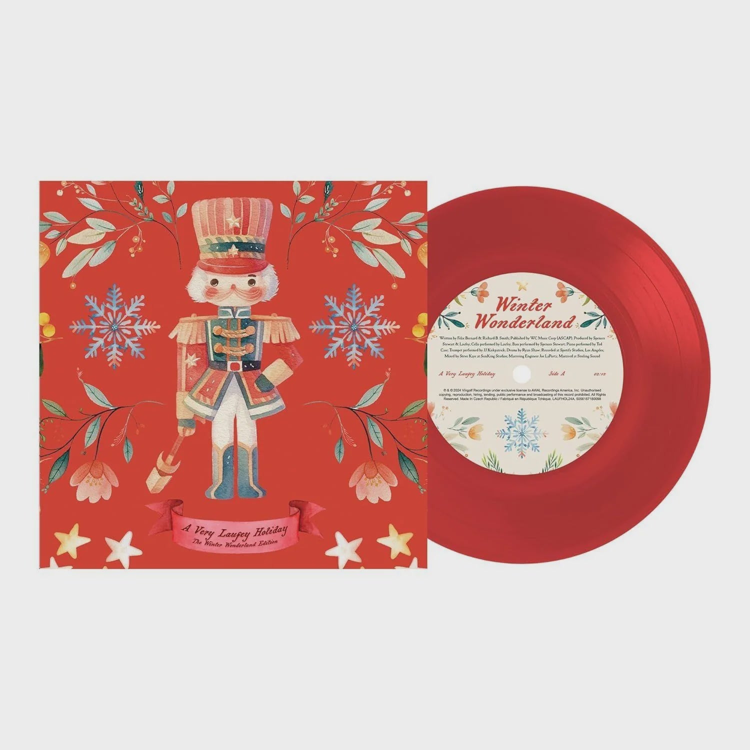 Laufey - A Very Laufey Holiday The Christmas Waltz Edition Red Coloured 7" Vinyl Single