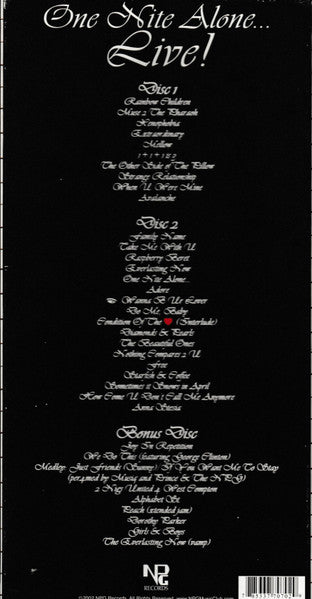 Prince & New Power Generation - One Nite Alone... Live! (Box Set) 3CD