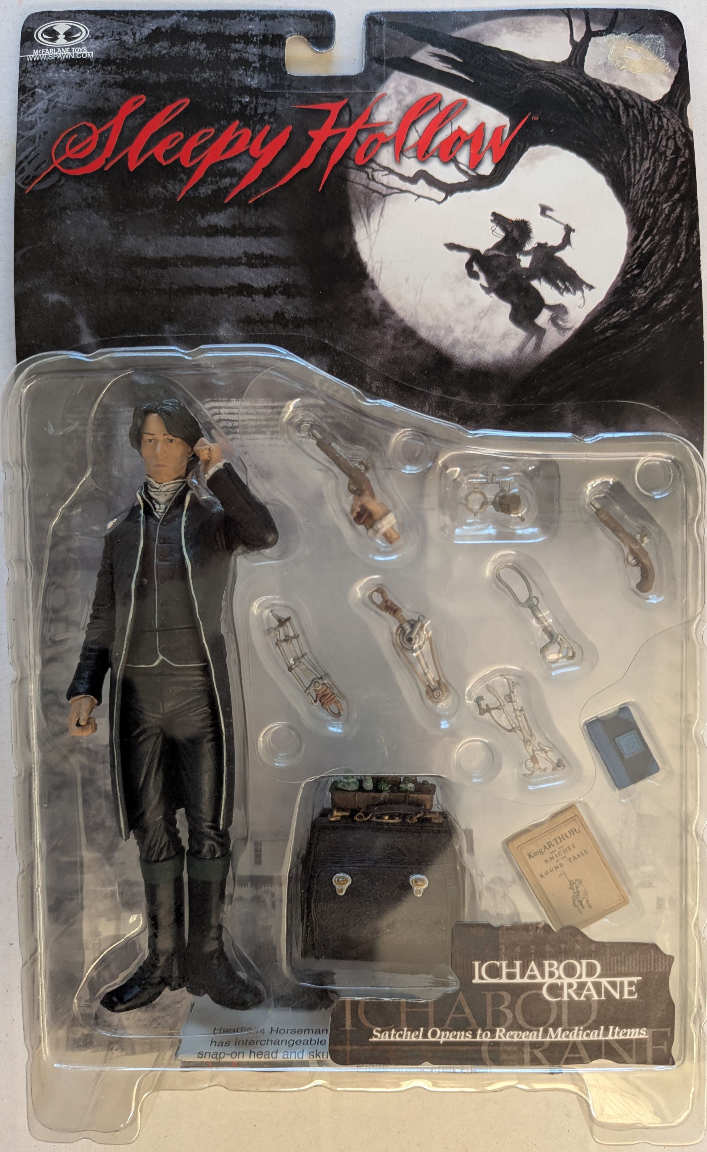 Sleepy Hollow - Ichabod Crane 1999 McFarlane Toys, Johnny Depp Action Figure