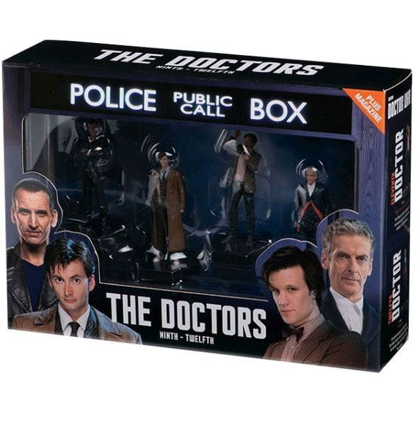 Doctor Who - Doctors 9, 10, 11, & 12 Regeneration 1:21 Figure