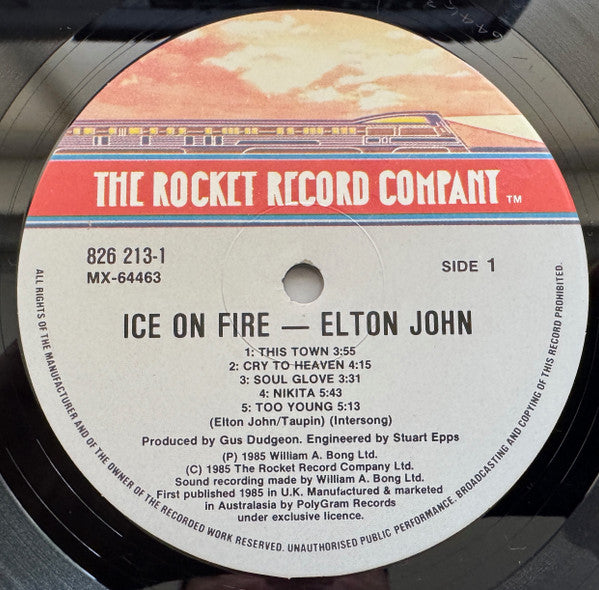 Elton John - Ice On Fire Vinyl LP (Used)