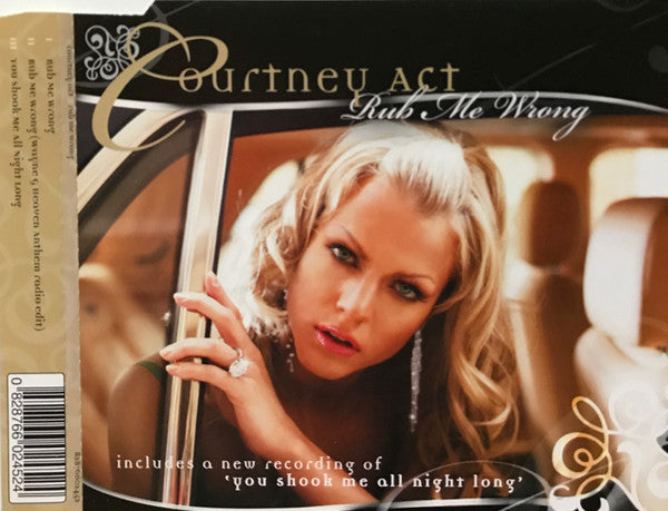 Courtney Act - Rub Me Wrong 3 Track CD Single