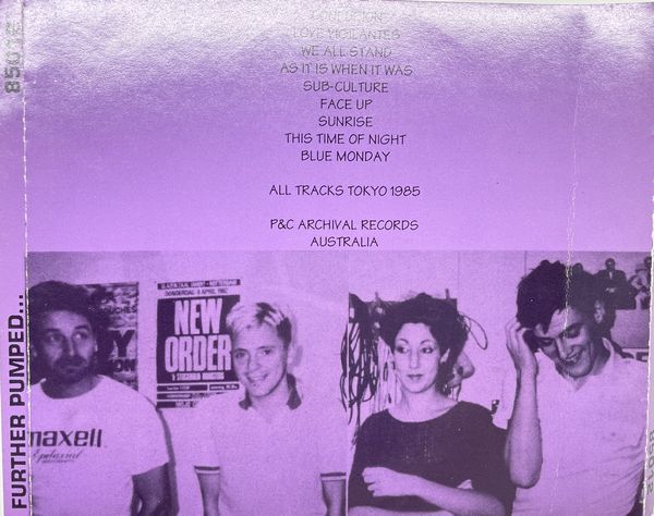 New Order - Further Pumped - Unofficial Live CD