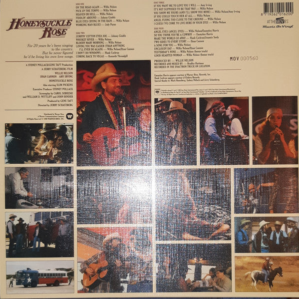 Soundtrack - Willie Nelson & Family - Honeysuckle Rose (Music From The Original Soundtrack) Limited Edition Rose Coloured Vinyl 2LP (Used)