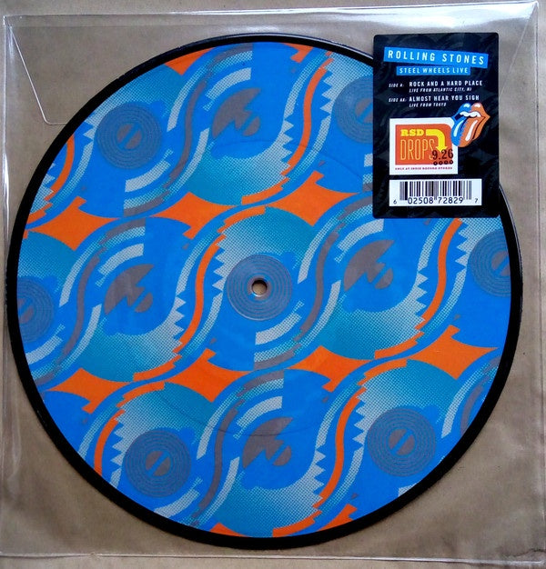 Rolling Stones - Steel Wheels Live 2 Track Picture 10" Vinyl LP