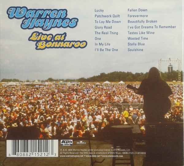 Warren Haynes - Live At Bonnaroo CD