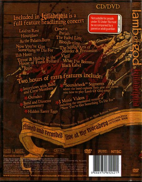 Lamb Of God – Killadelphia DVD/CD