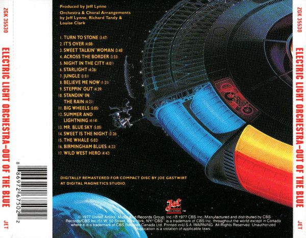Electric Light Orchestra – Out Of The Blue + Bonus Tracks (Misprint) CD