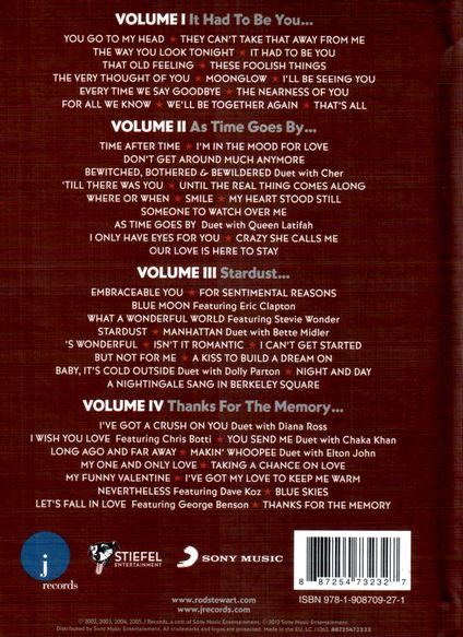 Rod Stewart – The Great American Songbook Vol 1-4 4CD + Book