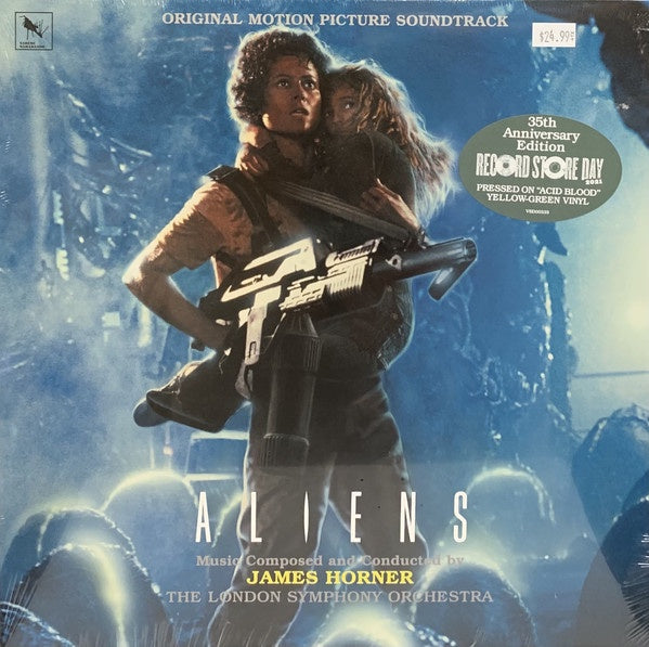 Soundtrack - Aliens 35th Anniversary RSD2021 Yellow/Green Coloured Vinyl LP