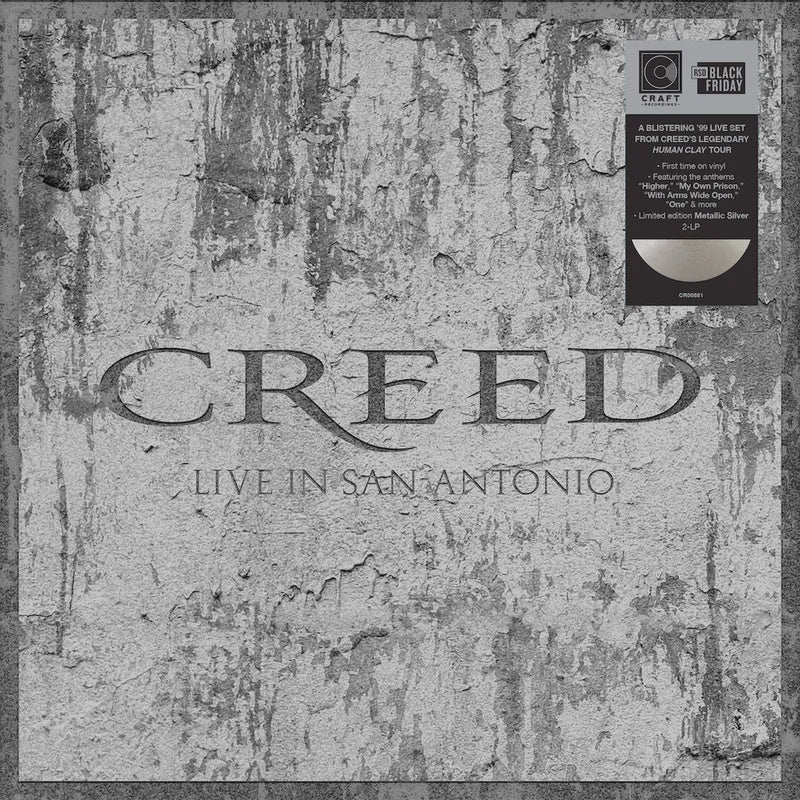 Creed - Live In San Antonio (11/14/1999) RSDBF2025 Coloured Vinyl 2LP